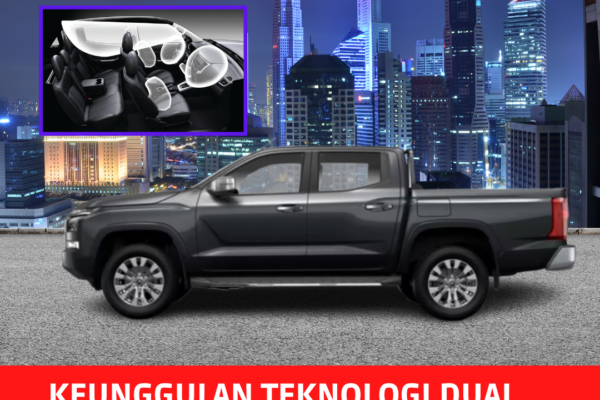 Keunggulan Teknologi Dual Airbags di Mitsubishi Triton Keunggulan Teknologi Dual Airbags