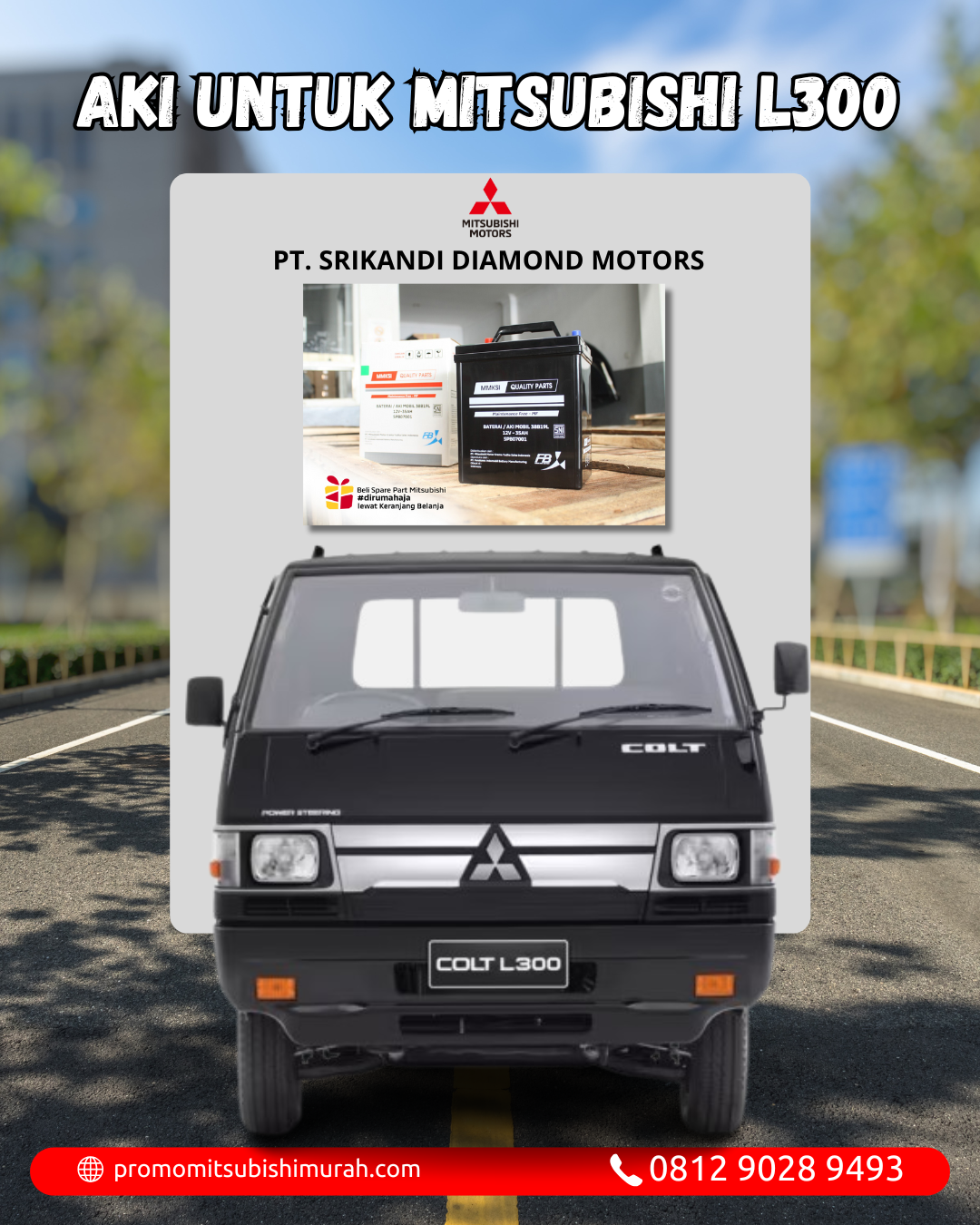 Aki untuk mitsubishi L300